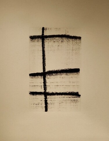 Pittura intitolato "Fate makes the swor…" da Luca Brandi, Opera d'arte originale, Olio