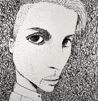 「Could be the son of…」というタイトルの描画 Milto Siderisによって, オリジナルのアートワーク, ジェルペン