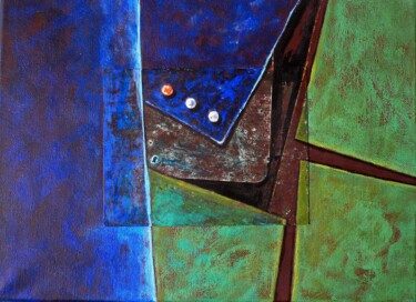 Pittura intitolato "Azar 1. Serie Estru…" da Encarna Robles, Opera d'arte originale, Acrilico Montato su Telaio per barella…