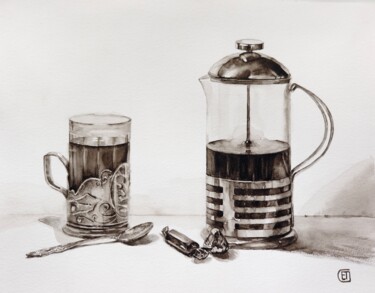 绘画 标题为“Watercolor still li…” 由Jane Skuratova, 原创艺术品, 水彩