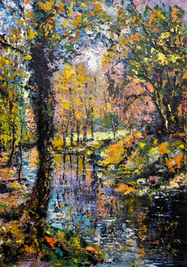 Peinture intitulée "Arthur" par Nathalie Jaguin, Œuvre d'art originale, Acrylique Monté sur Panneau de bois