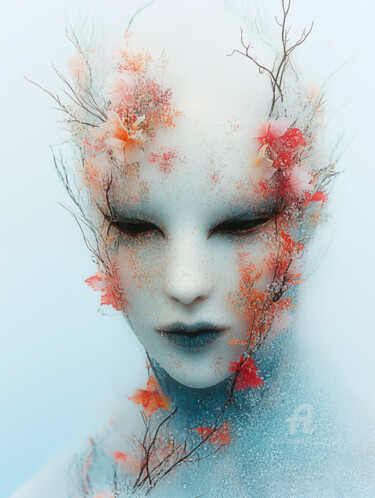 数字艺术 标题为“Winter Soul 01” 由Artcypia, 原创艺术品, AI生成的图像
