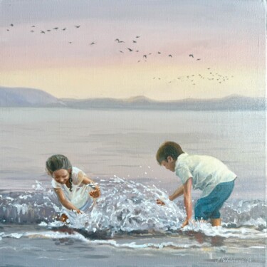 Malerei mit dem Titel "Are we the heroes o…" von Anna Podolskaya, Original-Kunstwerk, Öl