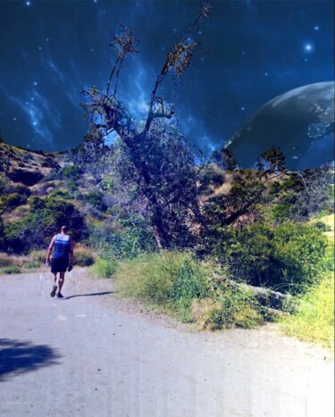 「Moon Walk」というタイトルの絵画 Bonnie Lynn Perezによって, オリジナルのアートワーク, 操作されていない写真
