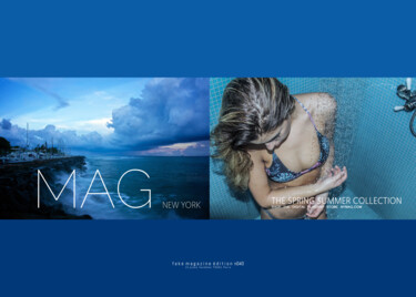 数字艺术 标题为“Fake Magazine Serie…” 由Marco Victorino, 原创艺术品, 数字油画
