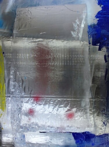 Pittura intitolato "Quod est extra anim…" da Vuce, Opera d'arte originale, Grafite Montato su Metallo