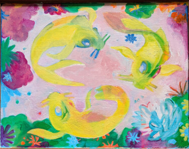 Painting titled "Easy Come, Easy Go…" by Oberlin The Artist, Original Artwork, Oil
