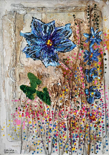 绘画 标题为“Flowers 011” 由Pedro Gabiola Belasco, 原创艺术品, 丙烯