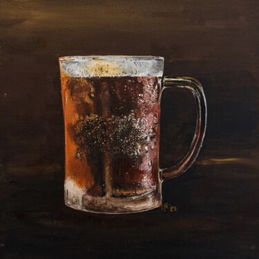 Painting titled "A Toast to Simplici…" by Irina Kurganskaya, Original Artwork, Acrylic