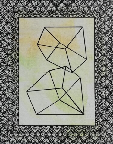 图画 标题为“Untitled 2” 由Francisco Santos, 原创艺术品, 墨