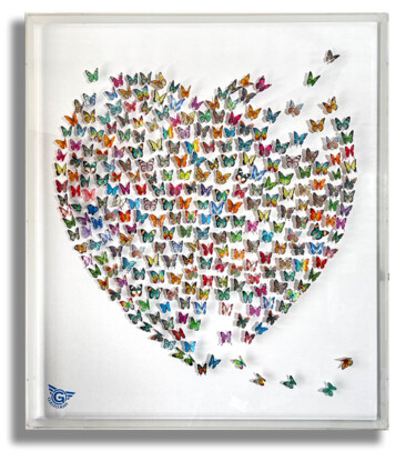 Sculpture titled "Love of my Life – U…" by Gardani, Original Artwork, Resin Mounted on Plexiglass