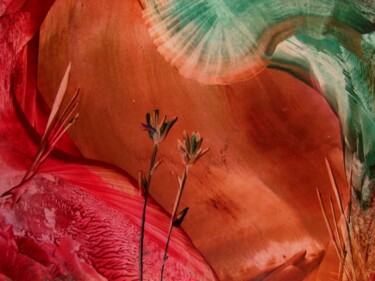 Peinture intitulée "Encaustic flowers -…" par Milto Sideris, Œuvre d'art originale, Encaustique