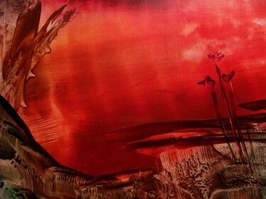 Peinture intitulée "Encaustic flowers -…" par Milto Sideris, Œuvre d'art originale, Encaustique
