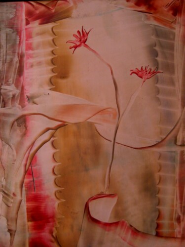 Peinture intitulée "Encaustic flowers -…" par Milto Sideris, Œuvre d'art originale, Encaustique