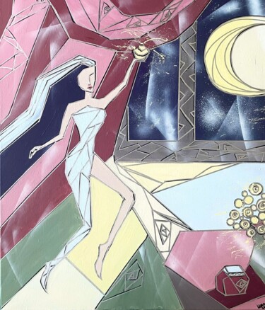 绘画 标题为“What a cream!” 由Lena Langer, 原创艺术品, 丙烯