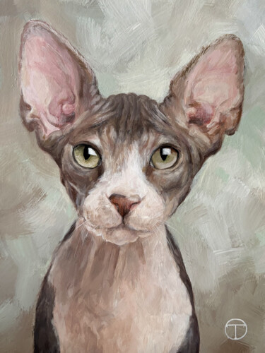 "Sphynx" başlıklı Tablo Olia Tomkova tarafından, Orijinal sanat, Akrilik