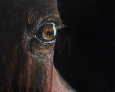 绘画 标题为“I’m Watching You -…” 由Lara Loss, 原创艺术品, 油