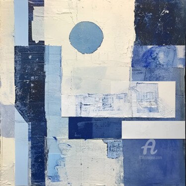 拼贴 标题为“Abstract painting” 由Ангелина Лях, 原创艺术品, 拼贴