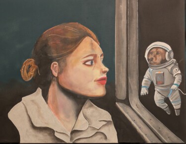 Pintura titulada "Horizon Mars" por Cyril Duclot, Obra de arte original, Acrílico