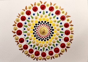 绘画 标题为“Dot Painting” 由Petra Caflisch, 原创艺术品, 丙烯
