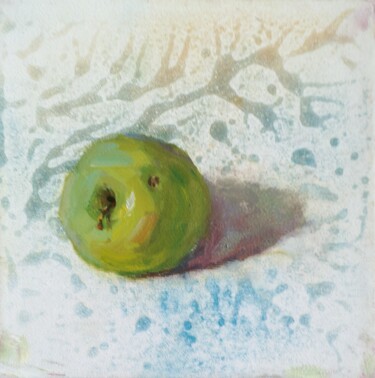 Peinture intitulée "La vie d'Apple. Deu…" par Olga Samar, Œuvre d'art originale, Huile Monté sur Châssis en bois