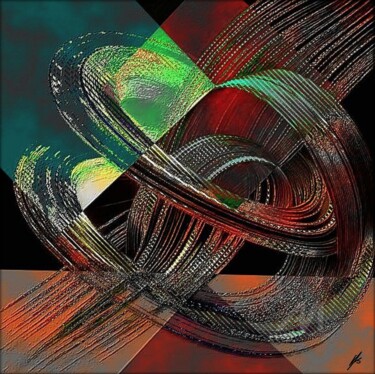 数字艺术 标题为“VARIATION "789"” 由Christa Kloß, 原创艺术品, 2D数字工作