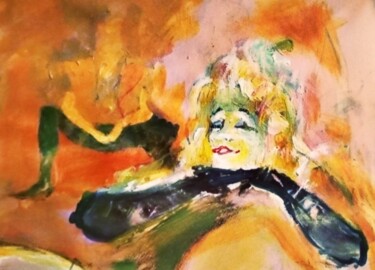 Рисунок под названием "Оммаж. Мулен Руж" - Tatyana Zakharova, Подлинное произведение искусства, Акрил