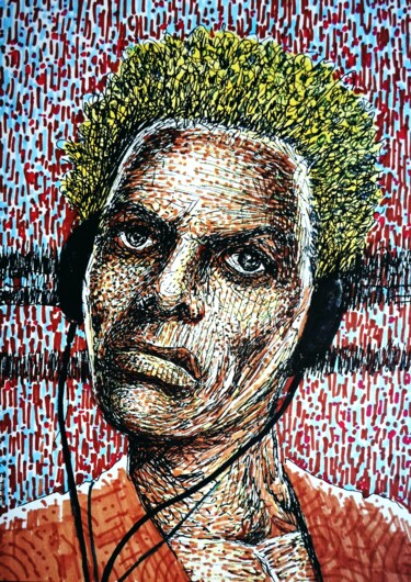 Drawing titled "Museum community -…" by Milto Sideris, Original Artwork, Marker