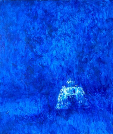绘画 标题为“Blue Fountain” 由Zakhar Shevchuk, 原创艺术品, 油