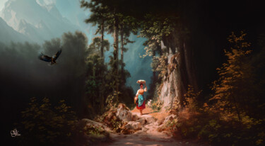Digitale Kunst mit dem Titel "Reise durch den Zau…" von Franz Grausenburger, Original-Kunstwerk, Digitale Malerei