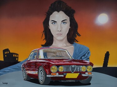 Peinture intitulée "Chiara gtv" par Llicop, Œuvre d'art originale, Acrylique