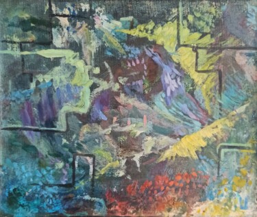 Dance of Light and Forms Pittura intitolato "Dance of Light and…" da Shaliko Saghatelyan, Opera d'arte originale, Olio
