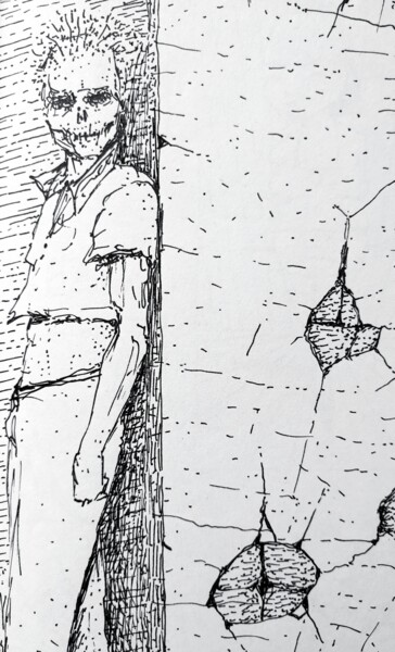 "Pink Graffitisketch…" başlıklı Resim Milto Sideris tarafından, Orijinal sanat, Mürekkep