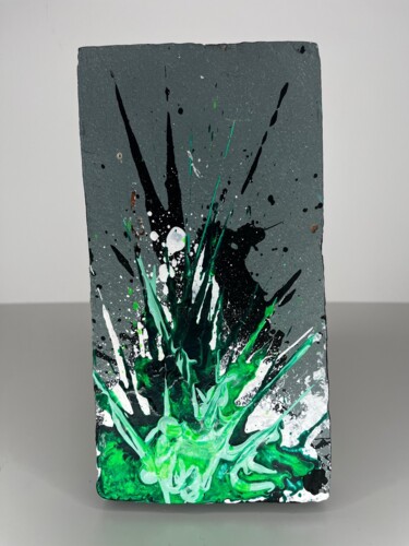 Peinture intitulée "Brik’s 0020" par Sébastien Gaonach, Œuvre d'art originale, Acrylique