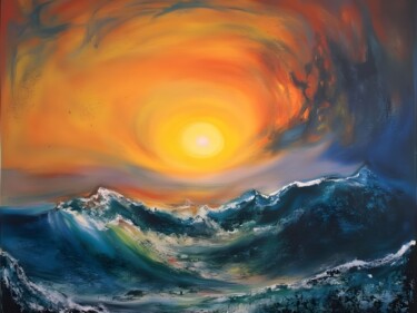 数字艺术 标题为“::: Sunset (Turbule…” 由Kyozai, 原创艺术品, AI生成的图像