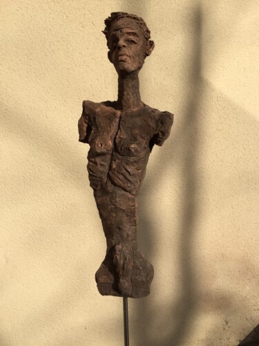 Sculpture intitulée "sculpture de Egon S…" par Isabelle Scheidt, Œuvre d'art originale, Terre cuite