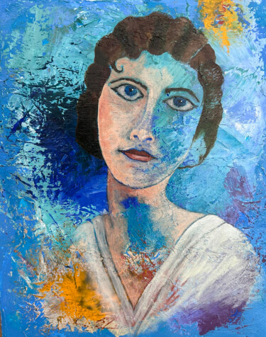 Peinture intitulée "La disparition" par Virginie Rocherieux, Œuvre d'art originale, Acrylique Monté sur Châssis en bois