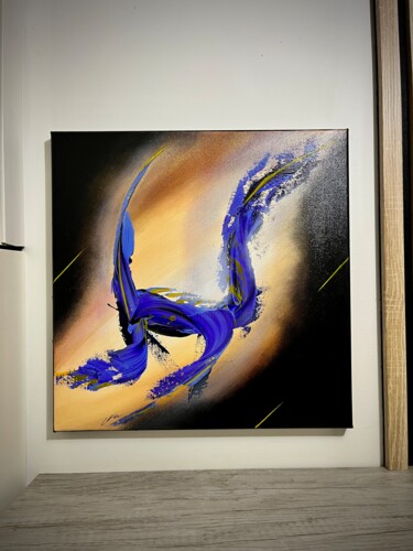 Painting titled "Toile Sokura 40cm x…" by Raph' Art, Original Artwork, Acrylic