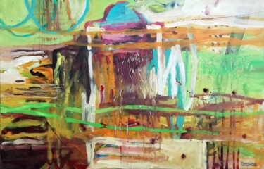 Painting titled "Thor 01" by Francisco Santos, Original Artwork, Acrylic