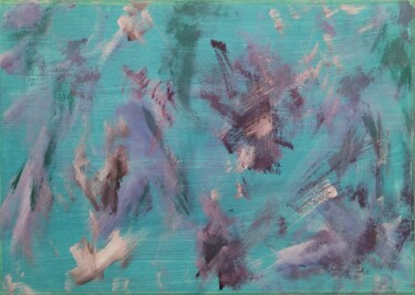 Pintura intitulada "Tiefe" por Petra Caflisch, Obras de arte originais, Acrílico