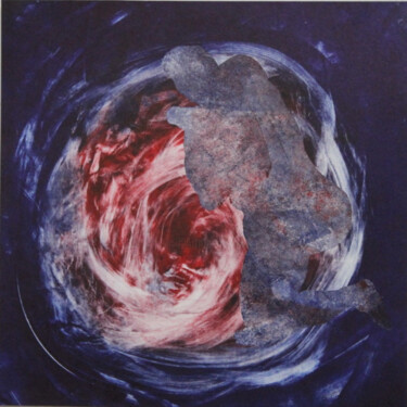 Prenten & gravures getiteld "The washing machine…" door Rafał Labijak, Origineel Kunstwerk, Monotype