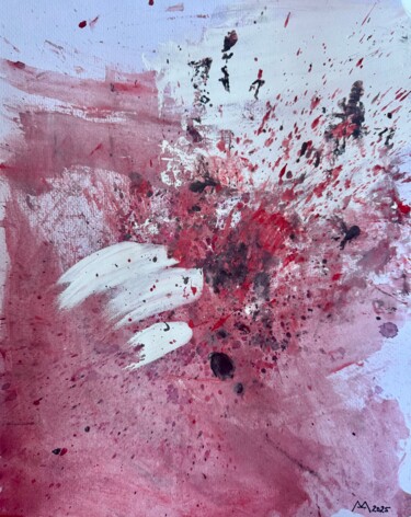 Peinture intitulée "Forbidden Love (III)" par Aatmica Ojha, Œuvre d'art originale, Acrylique