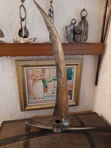 Sculpture intitulée "LE VOILIER MAJESTUE…" par Gerard Lami, Œuvre d'art originale, Métaux