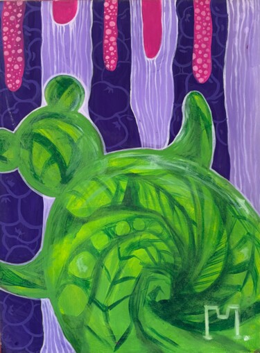 Painting titled "В лучшие миры" by Vitalij Miheev, Original Artwork, Acrylic