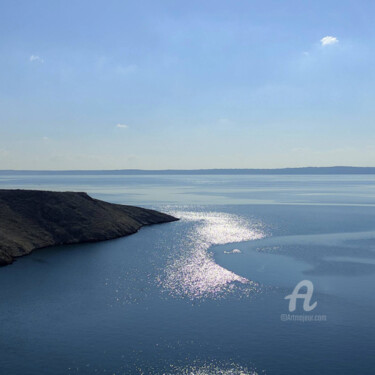 Photography titled "Bay of Pag at Noon…" by Alisa, Original Artwork, Digital Photography Mounted on artwork_cat.
