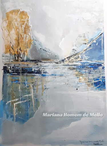 Painting titled "Winter day III" by Mariana Homem De Mello, Original Artwork, Acrylic