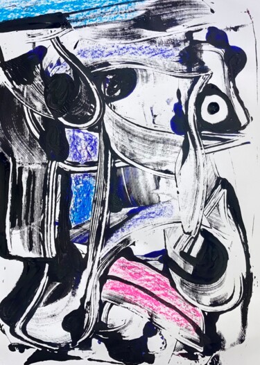 Painting titled "Rouge aux lèvres et…" by Francisco  Duart Mendes, Original Artwork, Acrylic