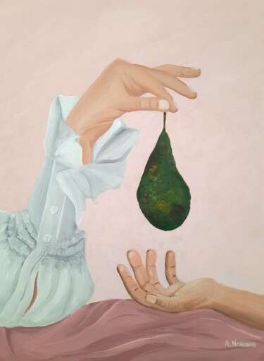 Pittura intitolato "MOMENT OF TRUST" da Ana Noronha, Opera d'arte originale, Acrilico