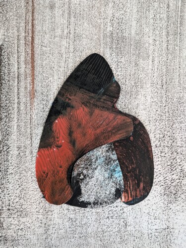 Collages titled "Morceaux choisis 01…" by Dé Chapelet, Original Artwork, Acrylic