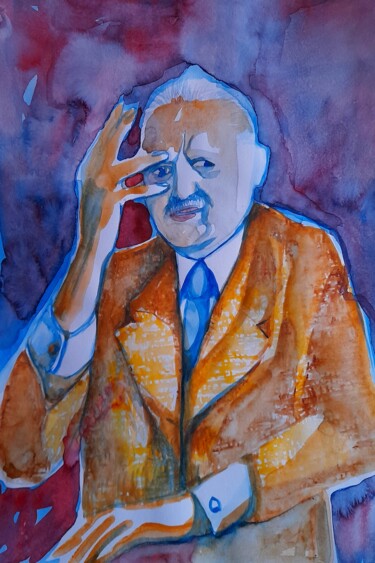 绘画 标题为“dasein of Heidegger” 由Alexey Zhucovsky, 原创艺术品, 水彩